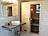 Ferienhaus in Prerow - Bad mit Sauna unten