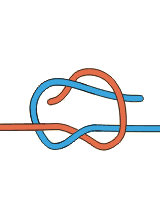 Kreuzknoten - Knoten & Steke