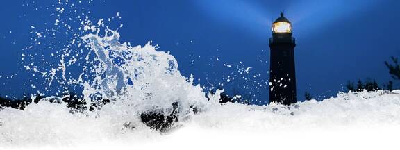 Leuchttürme entlang der Ostsee