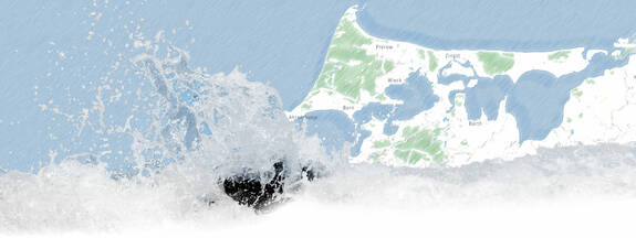 Landkarte Fischland-Darß-Zingst