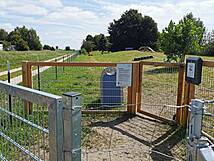 Hundespielplatz Hundeauslauf Zingst - Eingang