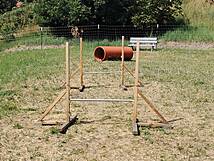 Hundespielplatz Zingst - Sportgerät Hürden