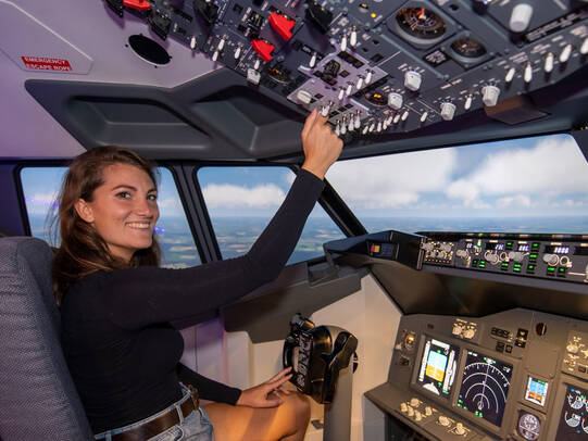 Flugsimulator Rostock - Cockpit
