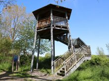 Nonnensee auf der Insel Rügen - Vogelbeobachtungsturm