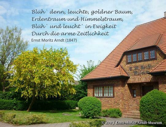 Ernst-Moritz-Arndt-Museum - mit Zitat