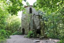 Wasserturmruine in Lietzow auf Rügen