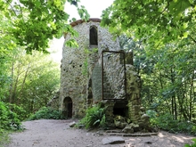 Wasserturmruine in Lietzow auf Rügen