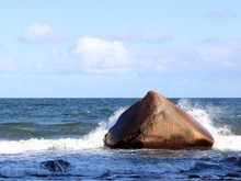 Schwanenstein (Findling) Lohme, Nationalpark Jasmund