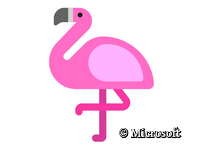 Kinderbild: Flamingo