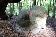 Wanderung zum Herthasee Insel Rügen - Opferstein