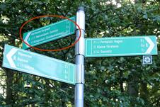 Wanderung zum Herthasee Insel Rügen - Wegweiser