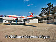 Oldtimer Museum Rügen - Flugzeug der ehemaligen Interflug IL-14