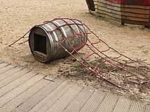 Spielplatz Goor, Putbus Ortsteil Lauterbach - Kletternetz