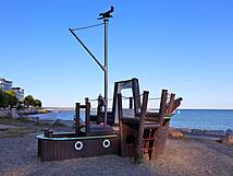 Spielplatz Sassnitz Strandpromenade - Piratenschiff