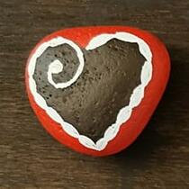 ausgelegtes Steinchen