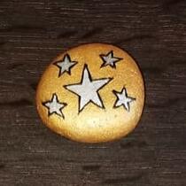 ausgelegtes Steinchen