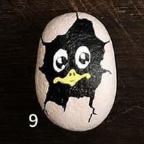 ausgelegtes Steinchen