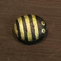 ausgelegtes Steinchen