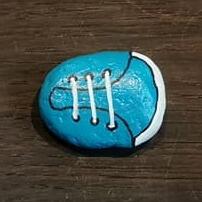 ausgelegtes Steinchen