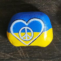 ausgelegtes Steinchen