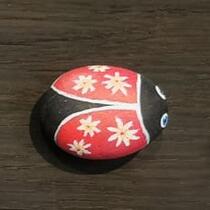 ausgelegtes Steinchen