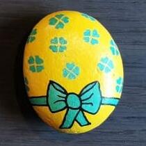 ausgelegtes Steinchen