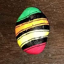 ausgelegtes Steinchen