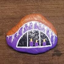 ausgelegtes Steinchen