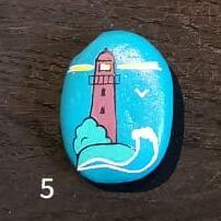 ausgelegtes Steinchen