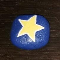 ausgelegtes Steinchen