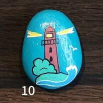 ausgelegtes Steinchen