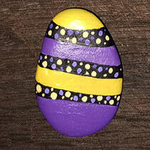 ausgelegtes Steinchen