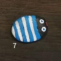 ausgelegtes Steinchen