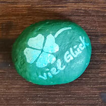 ausgelegtes Steinchen