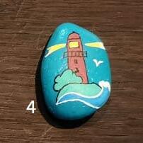 ausgelegtes Steinchen