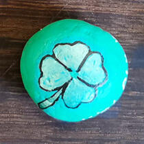 ausgelegtes Steinchen