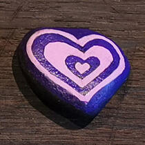 ausgelegtes Steinchen