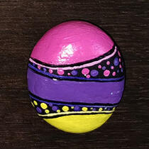 ausgelegtes Steinchen