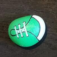 ausgelegtes Steinchen