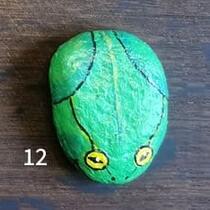 ausgelegtes Steinchen