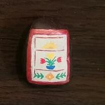 ausgelegtes Steinchen