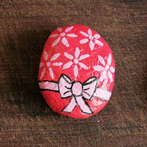 ausgelegtes Steinchen