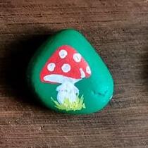 ausgelegtes Steinchen