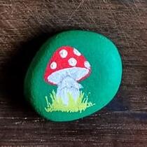 ausgelegtes Steinchen