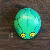 ausgelegtes Steinchen