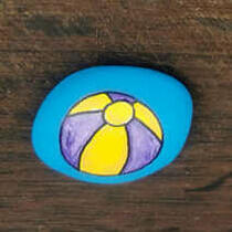 ausgelegtes Steinchen