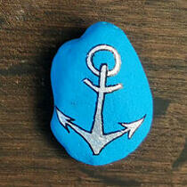 ausgelegtes Steinchen