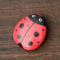 ausgelegtes Steinchen