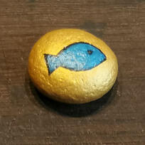 ausgelegtes Steinchen