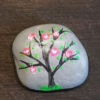 ausgelegtes Steinchen